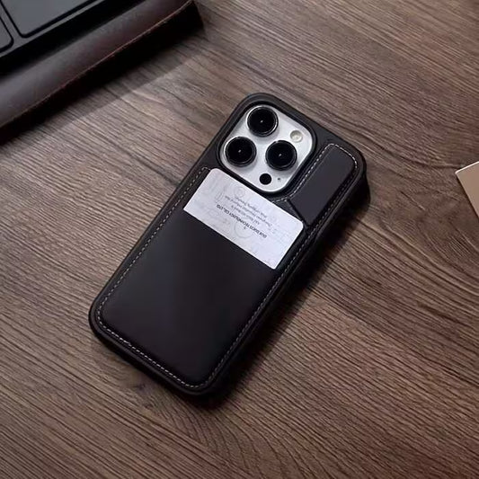 Leather Card Slot iPhone Case