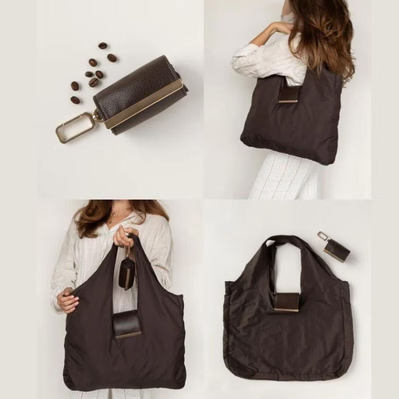 Foldable Keychain Tote Bag