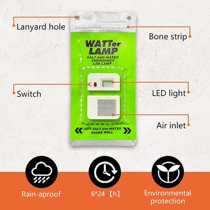 No Battery Salt Water Lamp