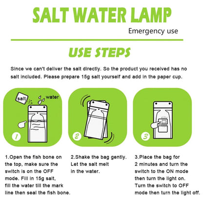 No Battery Salt Water Lamp